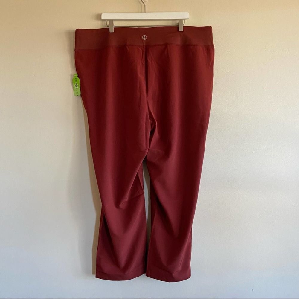 Lands End Rust Active Pull On Pants Size 2x - image 4